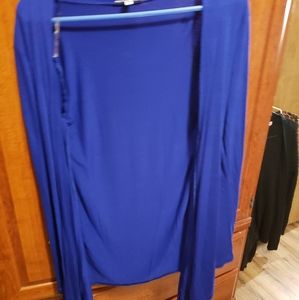 Blue cardigan